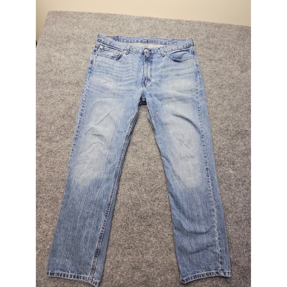 Levis 514 Jeans Mens 38x30 Blue Straight Leg 100% Cotton Denim Workwear